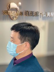 -型男帮男士假发补发·佩戴式发型