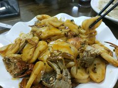 毛蟹炒年糕-协和菜馆(凤凰街店)