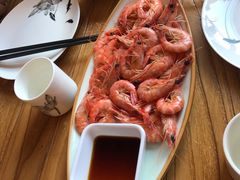 清煮基围虾-小渔船渔家传统菜(鲅鱼圈店)