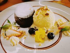 熔岩巧克力蛋糕-Golden Lily河内巴黎法越料理餐厅(建国西路店)