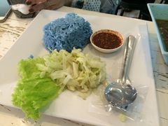 -蝶豆花蓝面条