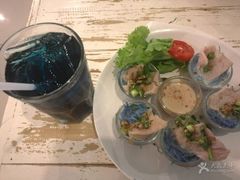 -蝶豆花蓝面条