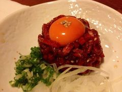 生拌黑毛牛肉-牛玄庵日式寿喜烧·料理店(新源里店)