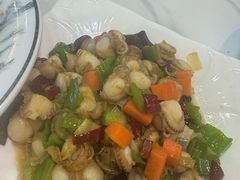 葱爆威海扇贝-威海渔村(静安旗舰店)
