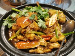 鸡煲蟹-竹林农庄