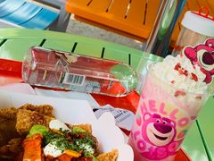 川味炸鸡配土豆片-Lotso Lunch Box 草莓熊餐盒