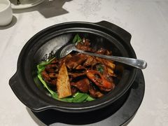 青蒜砂锅焗猪肝-和记小菜(东方店)