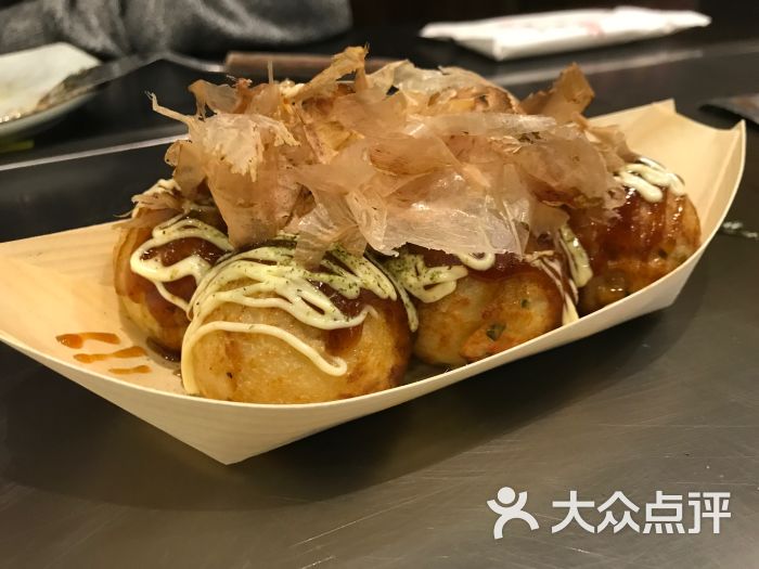 花月铁板烧(体育东店)原味章鱼烧图片 - 第1张