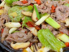 铁板牛肉-洪霞餐馆
