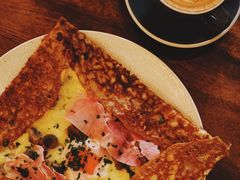 鸡蛋蘑菇熏肉荞麦可丽饼-RAC BAR(安福路店)