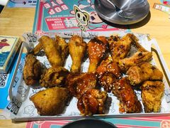酱油、甜辣、蒜蓉三拼炸鸡-BOPEYE·波派炸鸡(河西中央商场店)