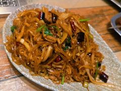 酸萝卜炒粉-胖姐活羊烧烤家乡菜(刘家桥店)
