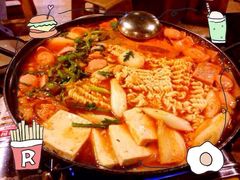 部队锅-包装马车·韩国料理·포장마차