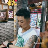 男士复古油头