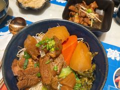 红烧半筋半肉牛肉拌面-馔豚·台北菜专门店(深圳湾万象城店)