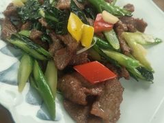 芥兰炒牛柳-北京德胜门华宇假日酒店·画廊咖啡厅