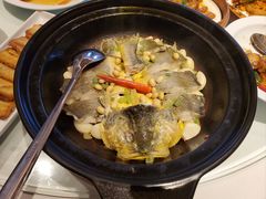 砂锅普宁豆酱焗黄鱼-汤城小厨•粤菜•靓汤(苏州街店)