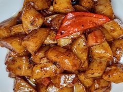 黑椒叉烧土豆丁-顺风汤馆·广府粤菜(江宸天街店)