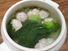 鲜嫩黄花鱼丸汤-将相和·海鲜蒸饺大连菜