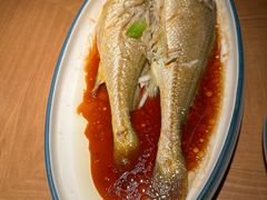 油泼黄花鱼-波螺油子青岛本帮菜(银座店)