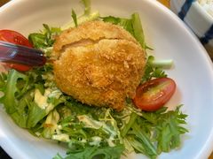 酥炸猪肉裹温泉蛋-胜博殿日式炸猪排(西红门店)