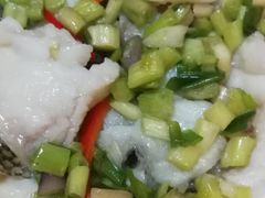 葱油淋鲈鱼-新兴·金羊座·粤菜点心(乐峰店)