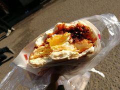 蛋菜夹馍-清真马乐贝腊牛肉蛋黄菜夹馍(马蓉洒金桥店)