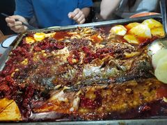 -探鱼·鲜青椒爽麻烤鱼(中天广场店)