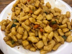 虾仁炒疙瘩-老回回饺子馆(海洋馆店)