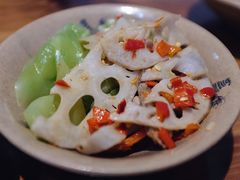 剁椒藕片-红猪卤肉饭(大西洋美食城店)