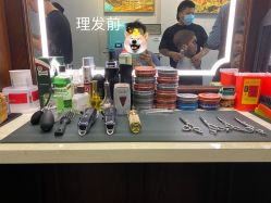 -595barbershop美式油头