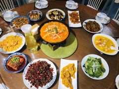自制泡菜虾滑汤锅-付掌柜在成都·热炒砂锅集(金禾店)