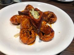 干煎美极罗氏虾-猪肉婆私房菜(华侨城店)