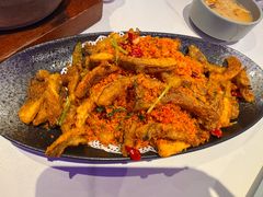 避风塘炸蘑菇-南拳十三姨·潮汕砂锅粥·粤菜(西单大悦城店)