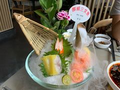 三文鱼刺身-享月汤皇·海鲜小火锅·聚会(曲江创意谷店)