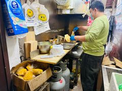 -小红车炸蛋葱油饼