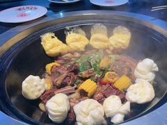排骨鸡肉锅-高家小院铁锅炖大鹅(哈西高铁站店)