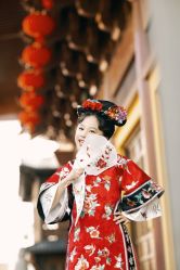 -后宫·古装汉服京剧儿童亲子全家福摄影