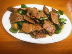 青椒炒猪肝-台湾风味小吃(长乐店)