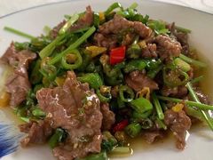 小炒黄牛肉-高坎一品甲鱼庄(两河店)