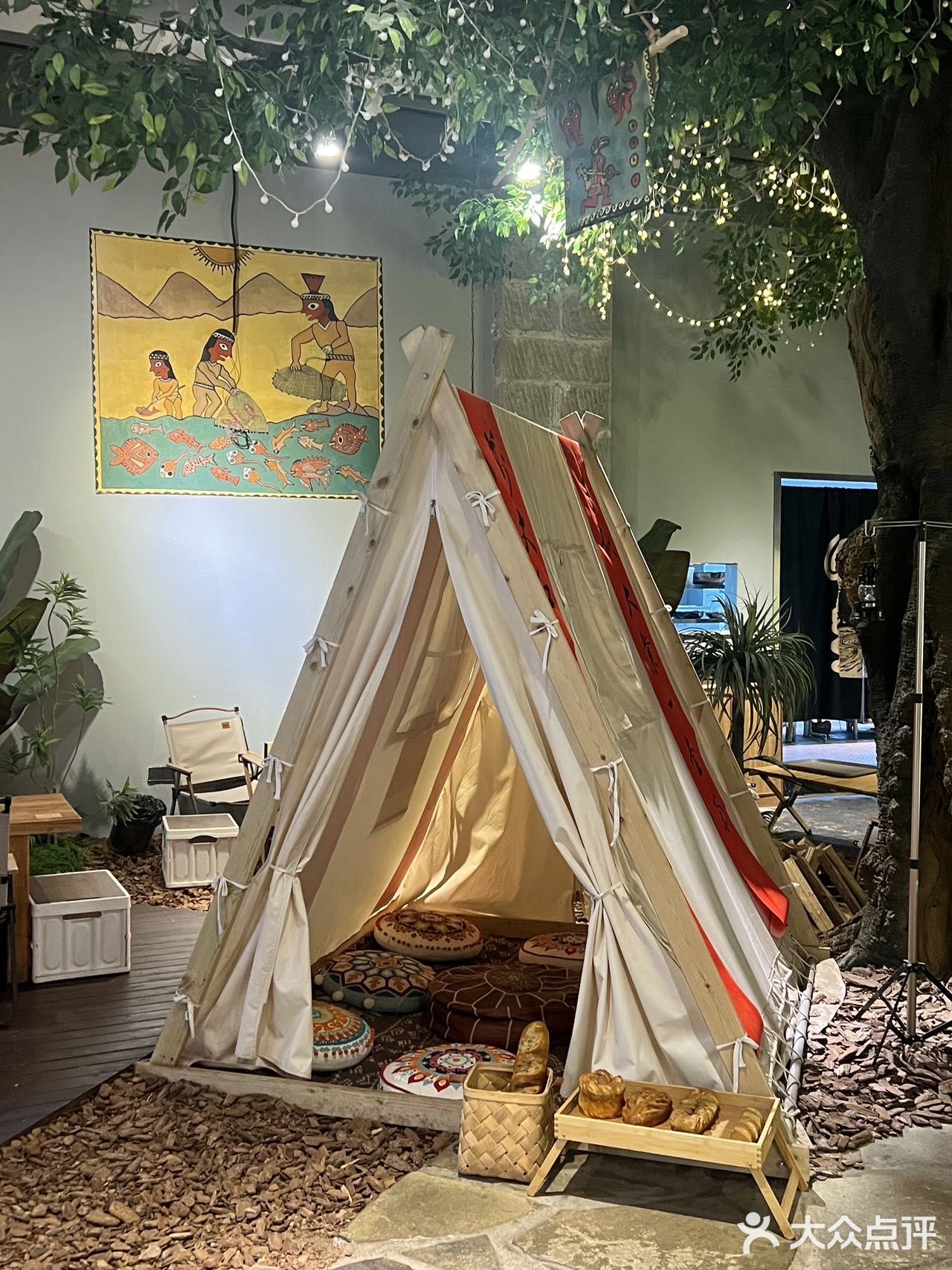 城市露营风⛺️下午茶➕烤肉！！氛围感直接拉满…
