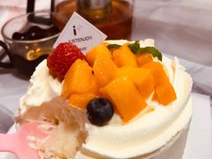 草莓甜心动物奶油水果蛋糕-艾加柒克蛋糕茶歇甜品台(春熙路店)