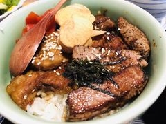 鹅肝牛排双拼饭-活鳗饭·鹅肝范儿(高碑店店)