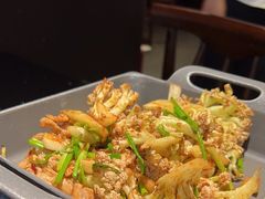 干锅有机花菜-老头儿油爆虾·知味杭州(爱琴海购物中心)