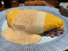 熔岩明太子蛋包饭猪排-堂本家洋食别馆·炸猪排(中心城店)
