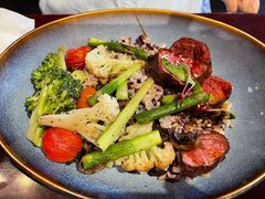 碳烤M3板腱牛排杂粮饭-bluefrog蓝蛙(悠唐购物中心店)