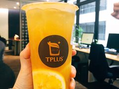 柠檬香橙冰茶-TPLUS茶家(上海商城南京西路店)