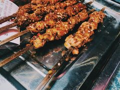 烤羊肉串-萧记三鲜烩面(黄河路店)