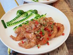 香葱油爆虾-鱼乐乐(Happy Fish)