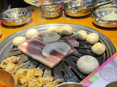 烤猪五花肉-老炉家木炭烤肉(长江国际店)